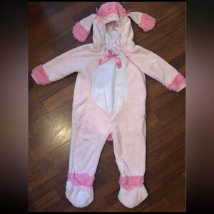 Little Lamb costume Target Pink Plush Hooded Romper